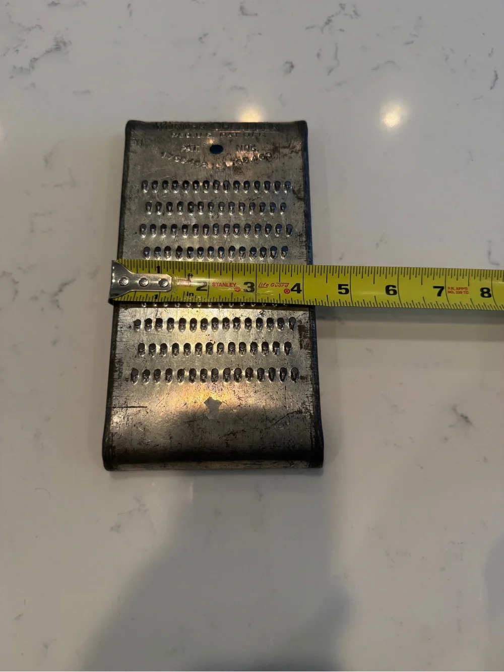 Antique 1930s Wonder Shredder Metal Food Grater Primitive Farmhouse Kitchen